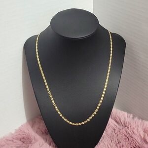 18 karat Gold Over Sterling Silver 20 inch Necklace